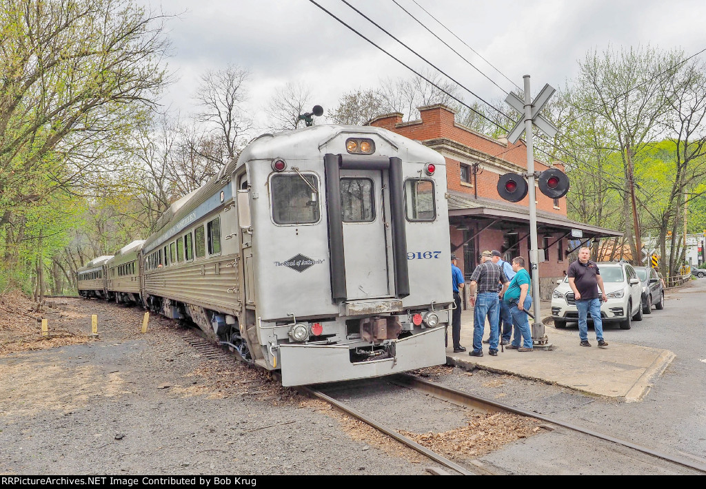 RBMN 9167 at the Minersville Station